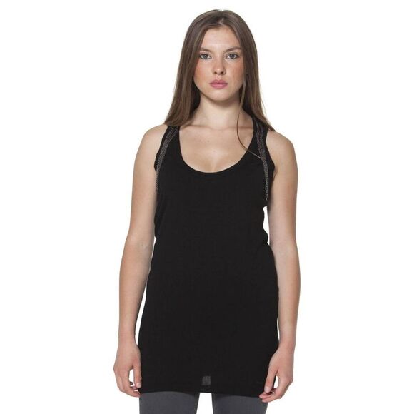 Fred Perry Black Polyester Unisex Women's Tank - Picture 1 of 3